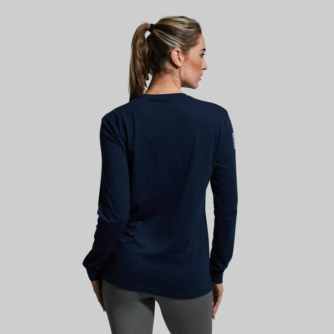 Born Primitive - Property of Born Primitive Unisex Long Sleeve (Midnight Blue)