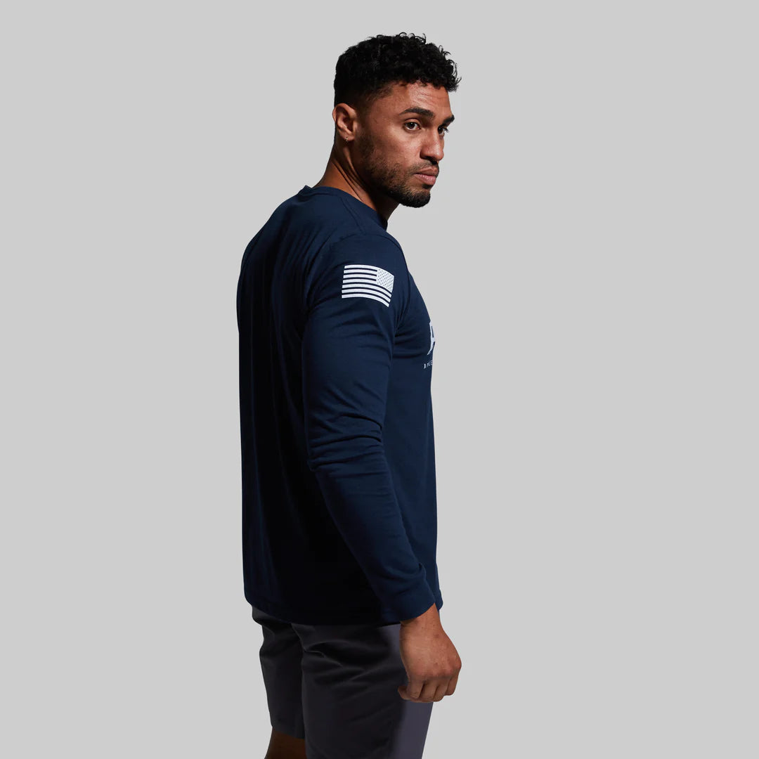 Born Primitive - Property of Born Primitive Unisex Long Sleeve (Midnight Blue)