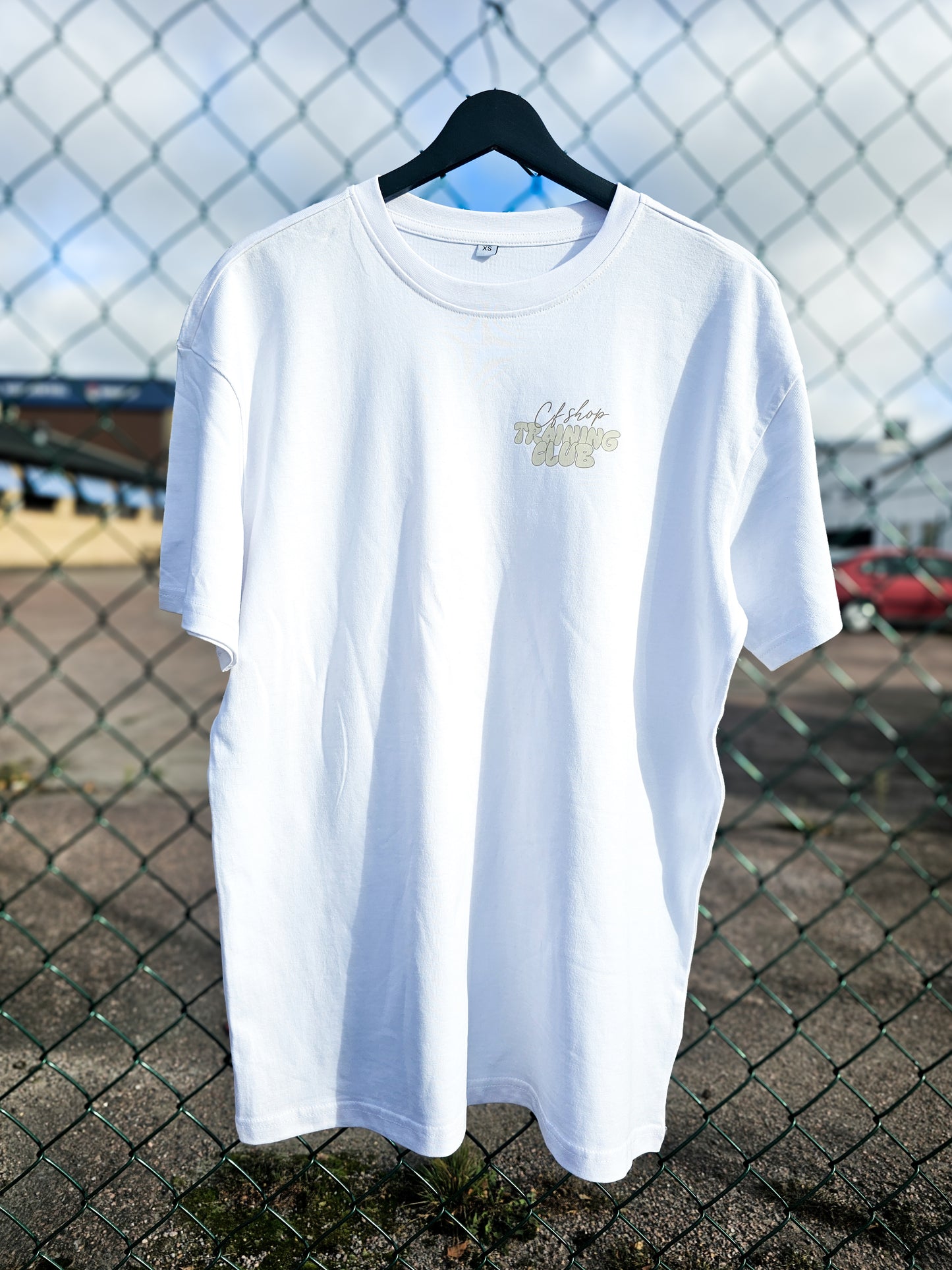 CFSHOP Training Club - Heavy Oversize Tee (White)