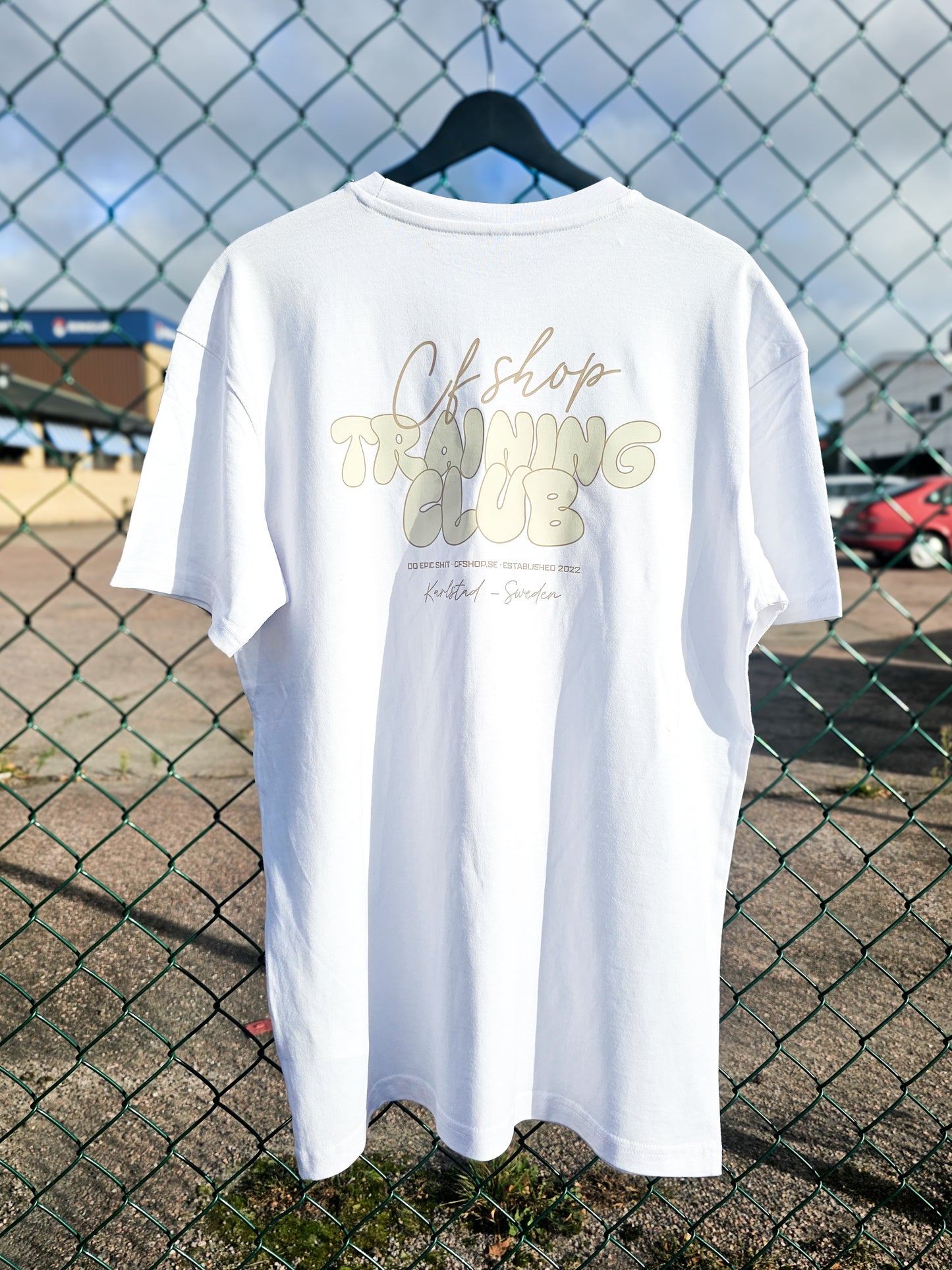 CFSHOP Training Club - Heavy Oversize Tee (White)