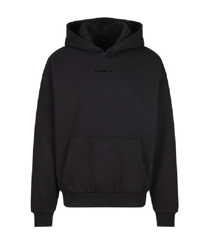 DO EPIC SHIT - Heavy Oversize Hoody Embroided (Black)