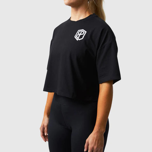 Born Primitive - Training Crop Tee (Black)