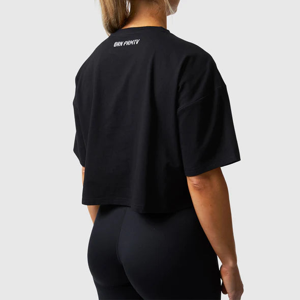 Born Primitive - Training Crop Tee (Black)