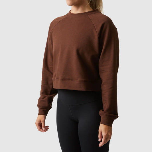 Born Primitive - Umatched Cropped Crew Sweatshirt (Chicory)