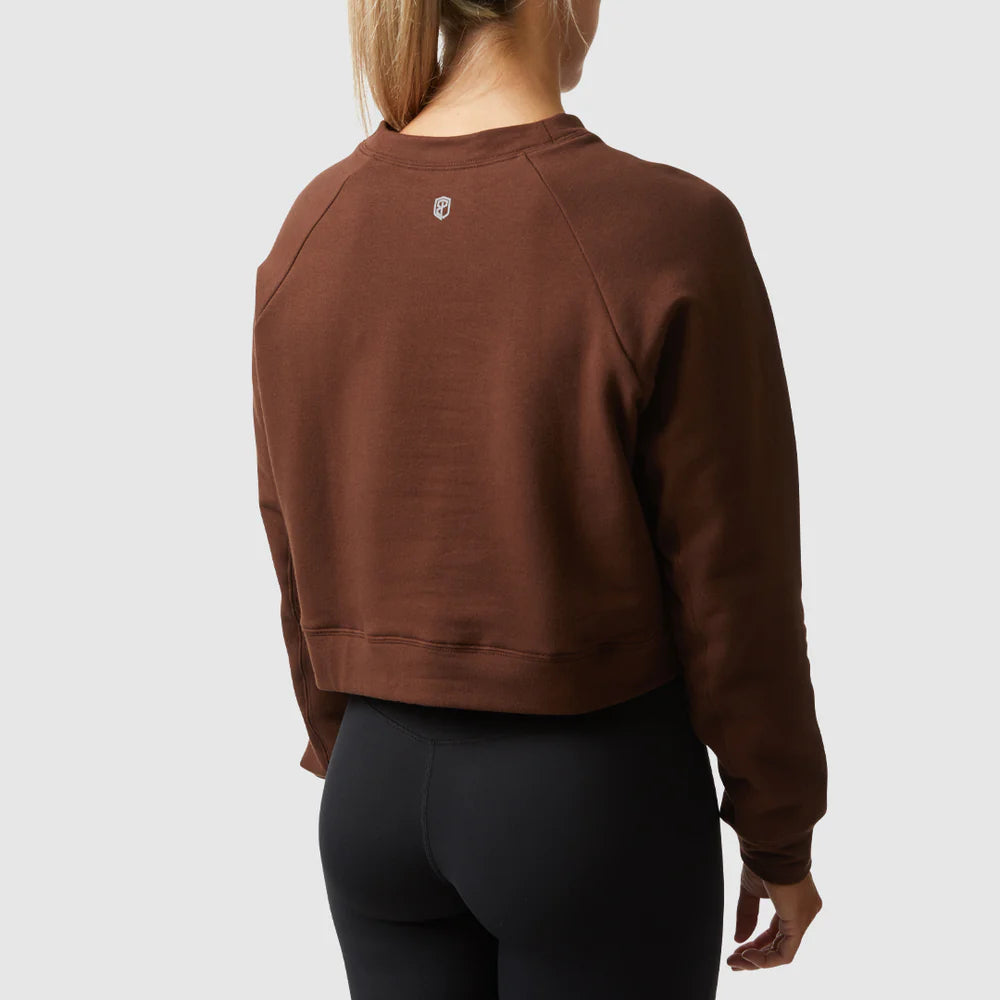 Born Primitive - Unmatched Cropped Crew Sweatshirt (Chicory)