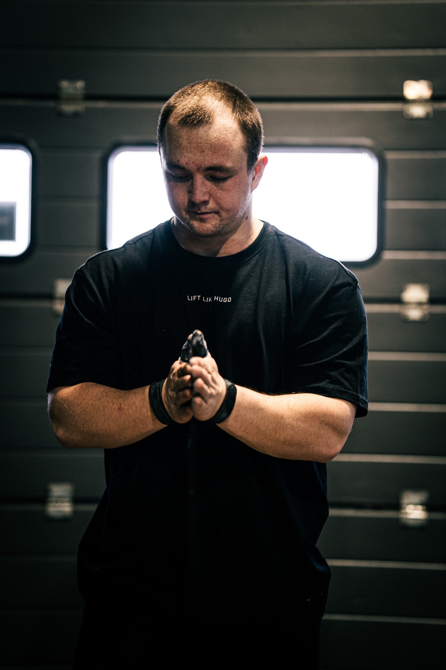 Lift like Hugo Oversize Heavy Tee (Black)