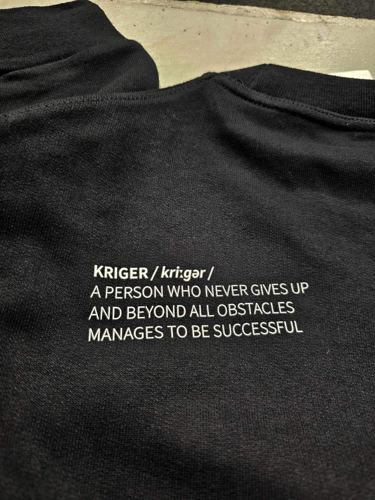 Kriger Training Crew Sweatshirt (Black)