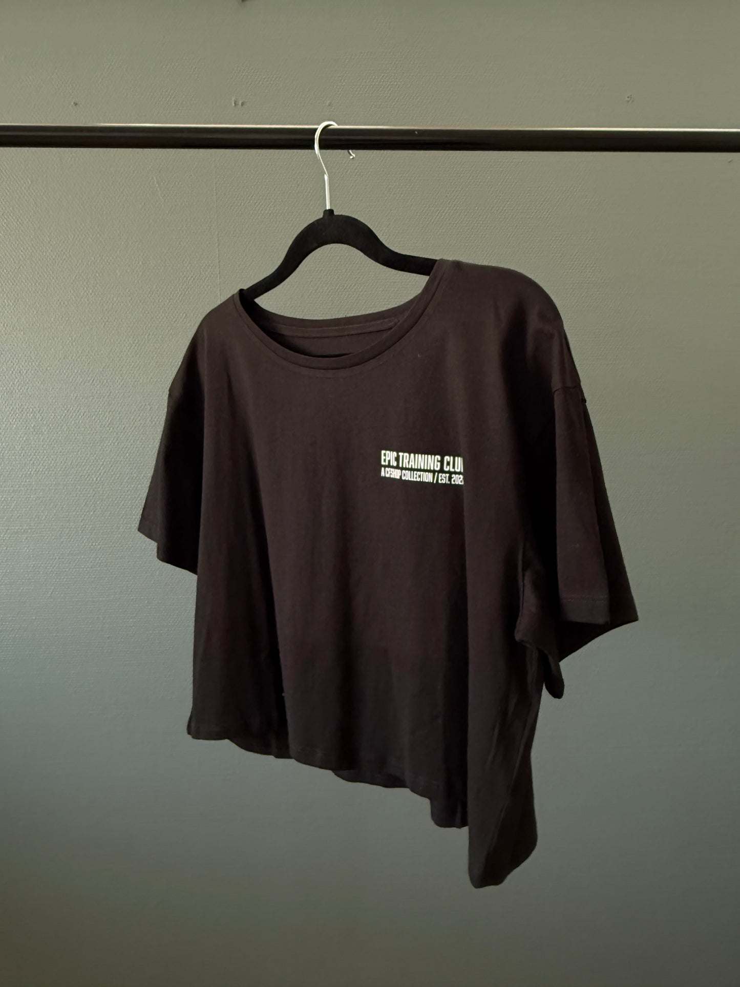 Epic Training Club Crop Tee (Black)