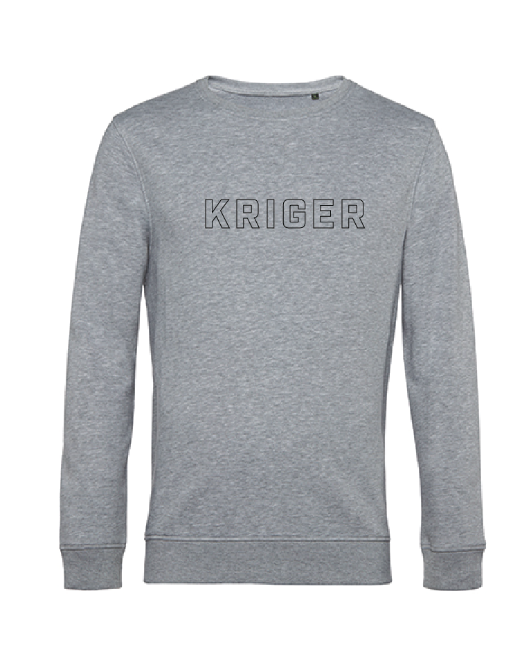 Kriger Training Outline Quote Sweatshirt (Heather Grey)