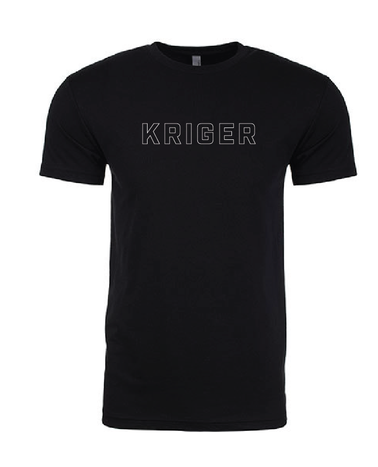 Kriger Training - Outline Quote Tee (Black)