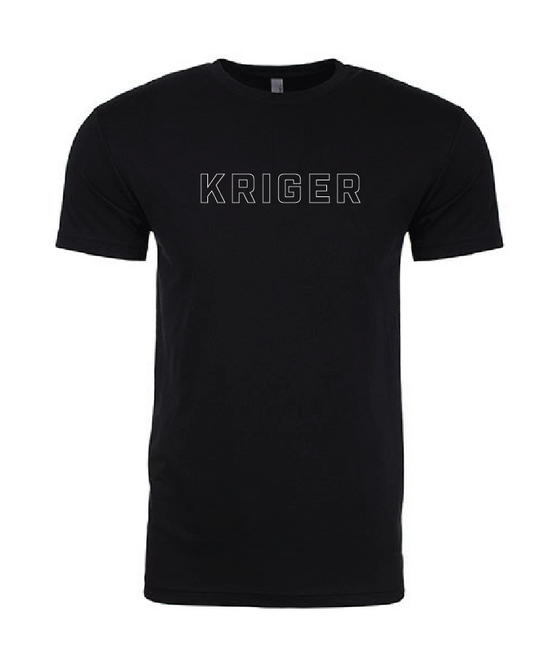 Kriger Training - Outline Quote Tee (Black)