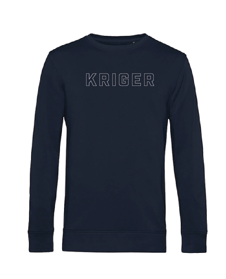Kriger Training Outline Quote Sweatshirt (Navy)