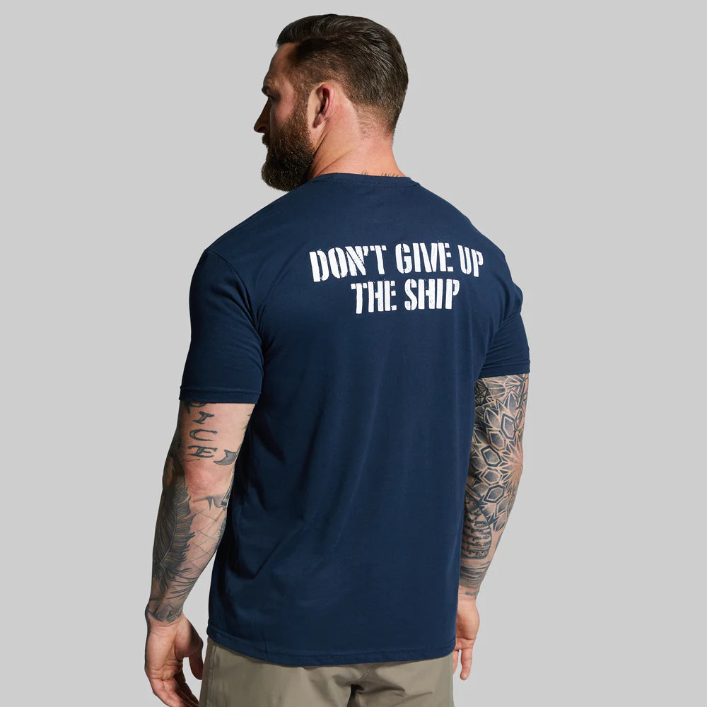 Born Primitive - Brand Tee (Midnight Navy/Gold)