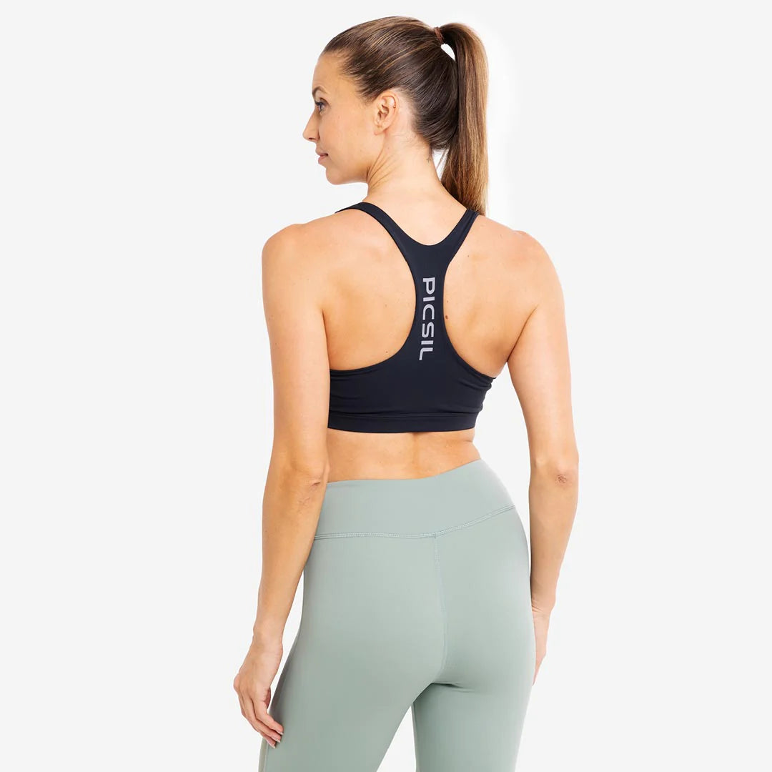 Picsil Core Sports Bra (Black)