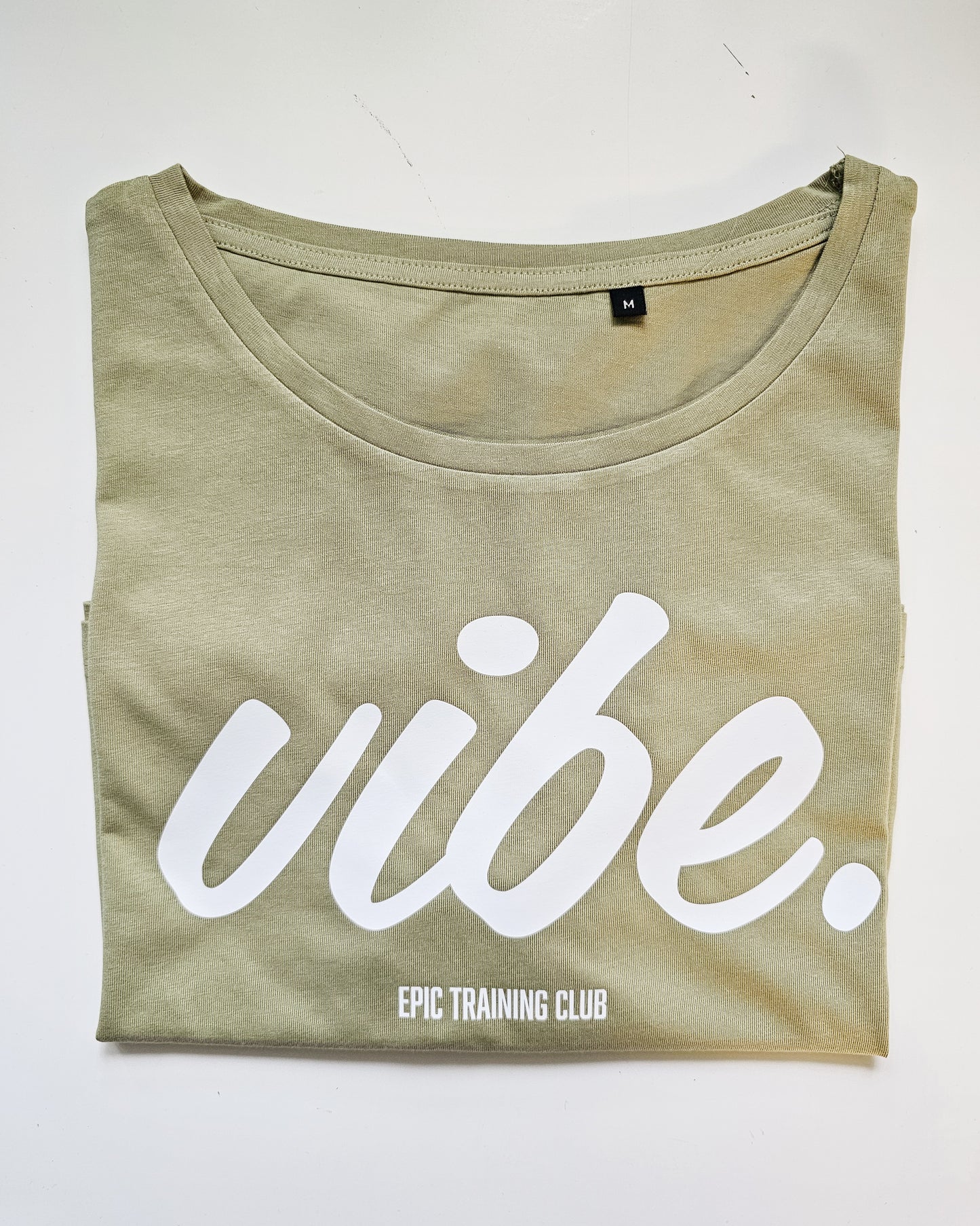 Vibe Crop Tee (Sage)