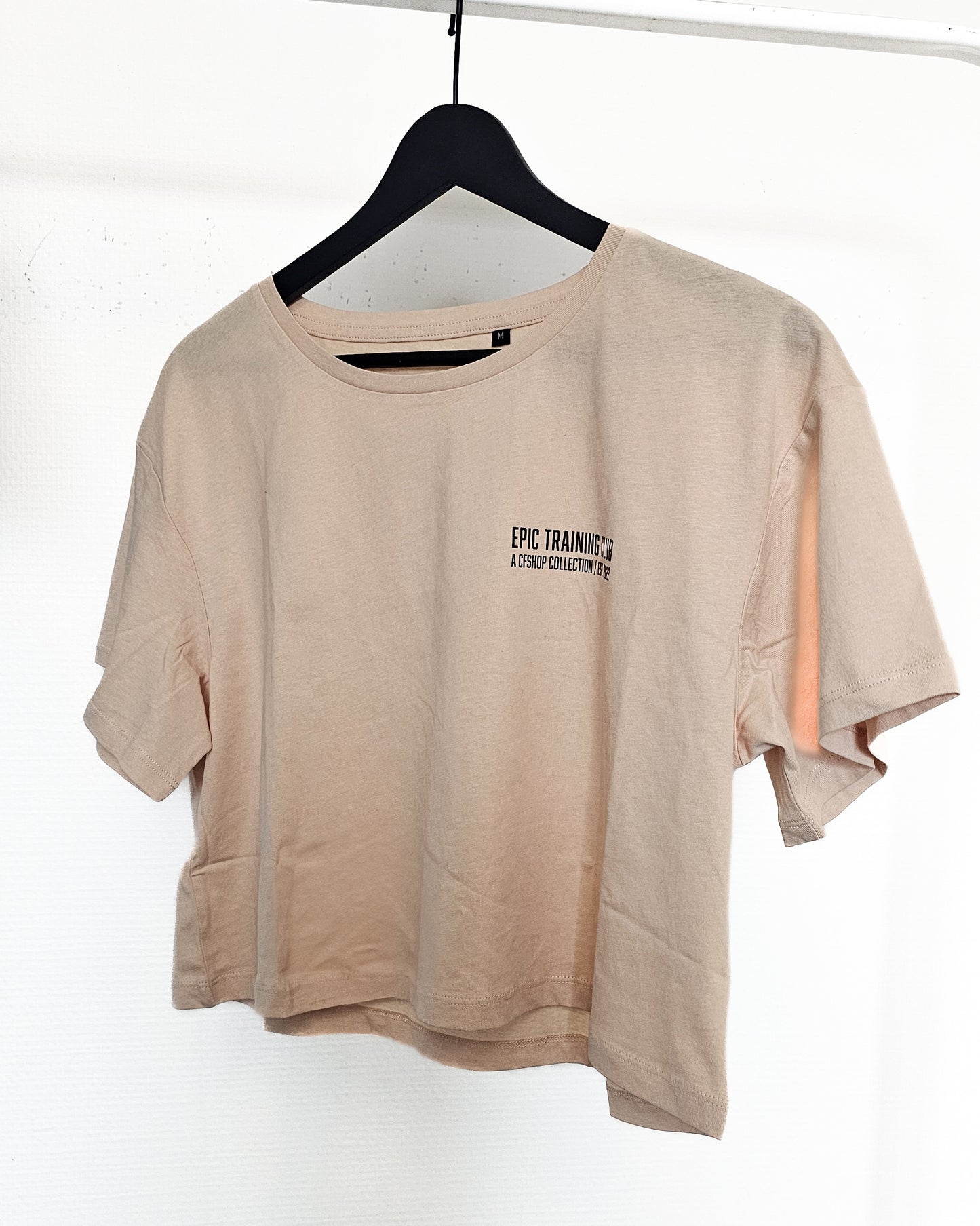 Epic Training Club Crop Tee (Tan)