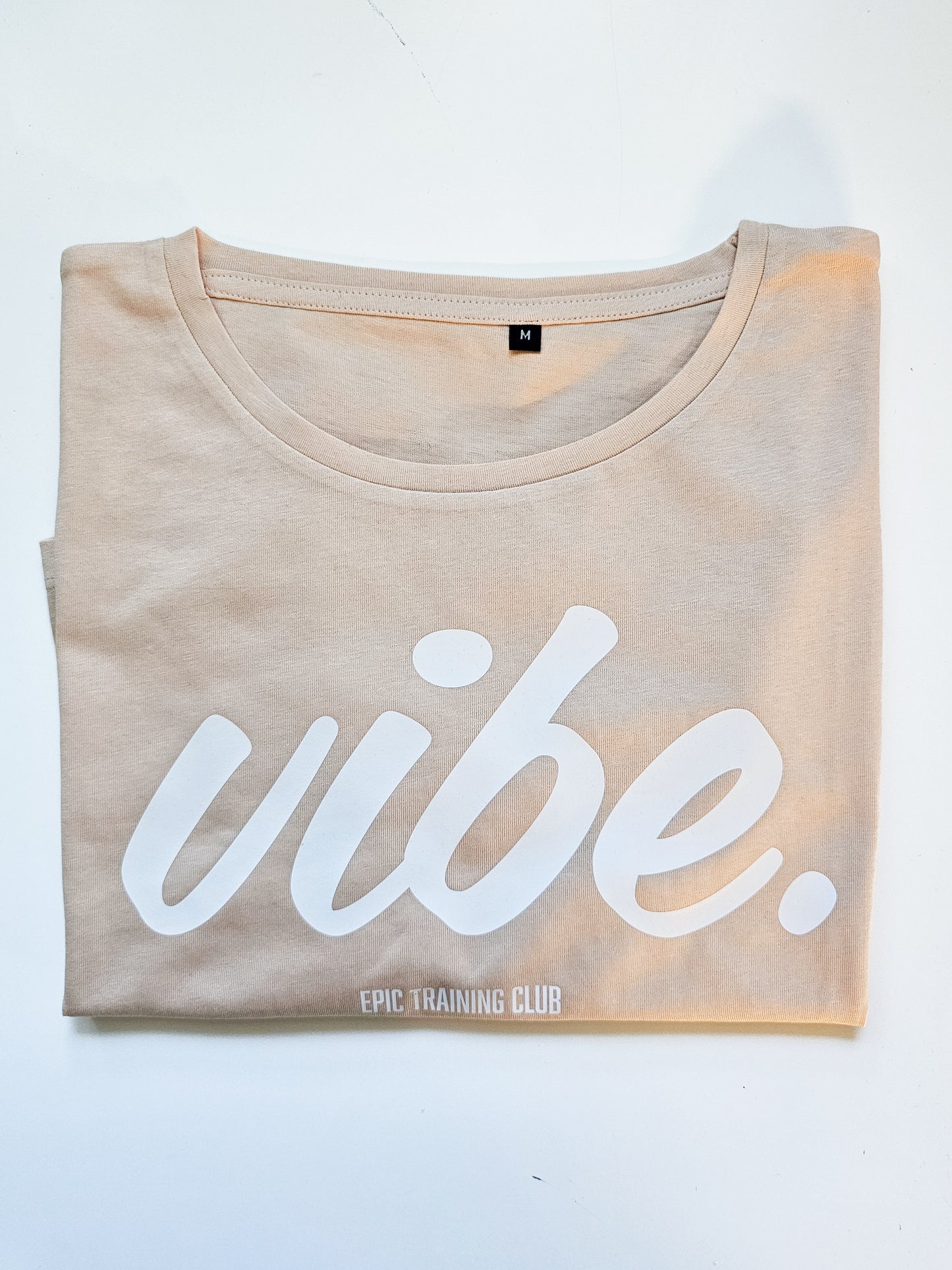 Vibe Crop Tee (Sand)