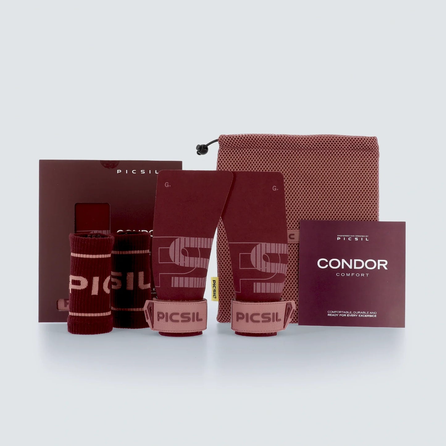 Picsil Condor Grips (Burgundy)