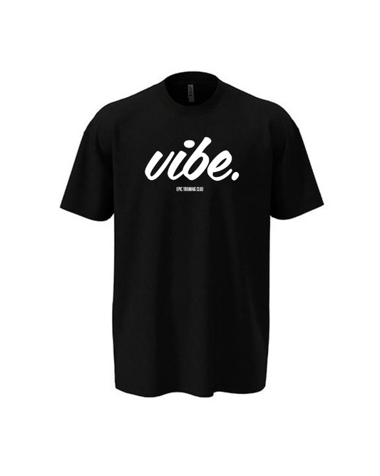 Vibe - unisex oversize heavyweight tee black
