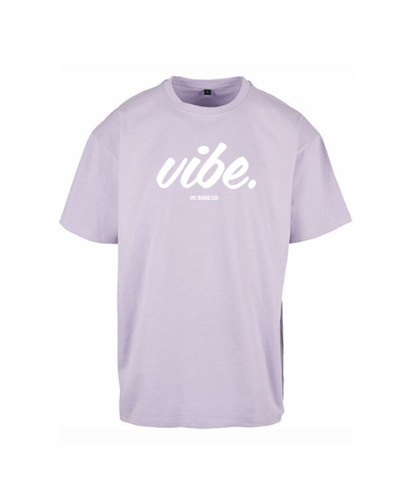 Vibe - unisex oversize heavyweight tee lilac