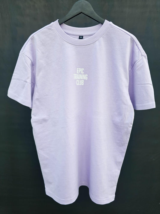 Epic Training Club - Heavy Oversize Tee (Lilac)