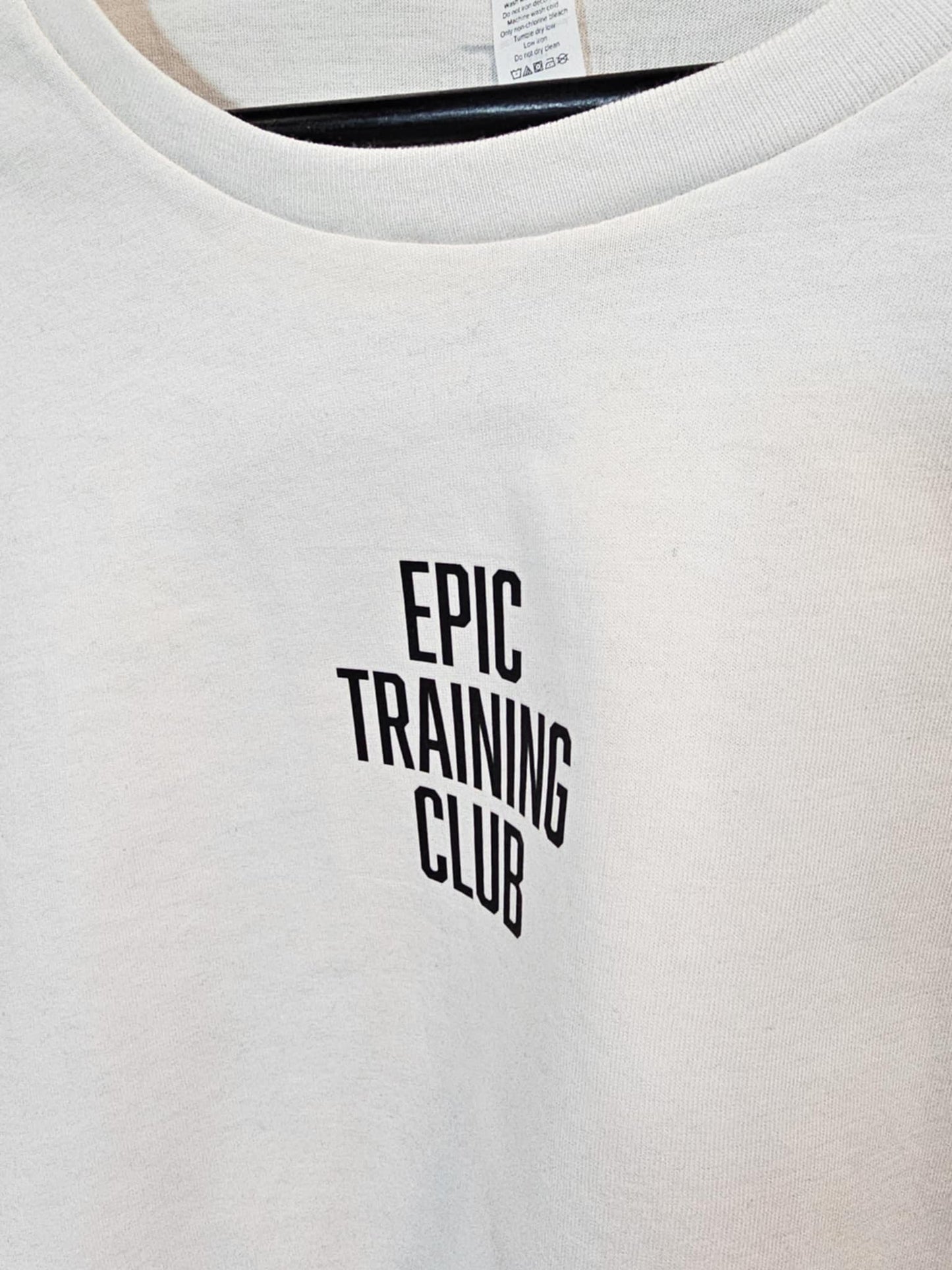Epic Training Club - Crop Tee (Vintage White)