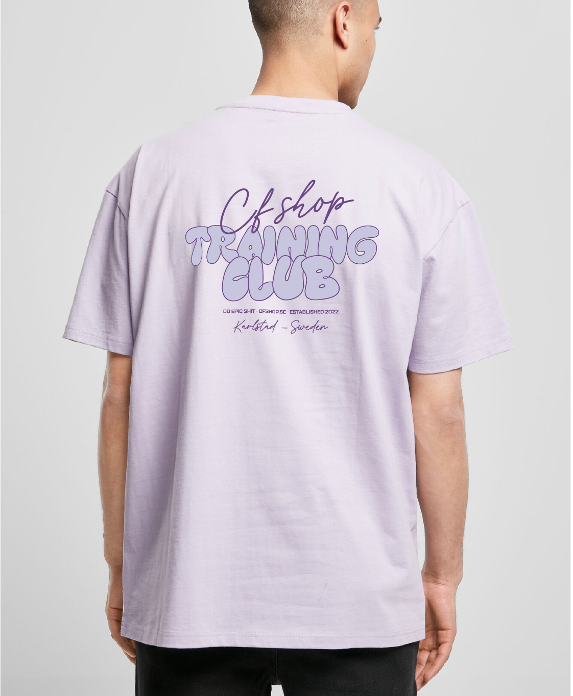 CFSHOP Training Club - Heavy Oversize Tee (Lilac)