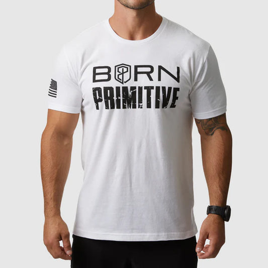 Born Primitive - Brand Tee (White)