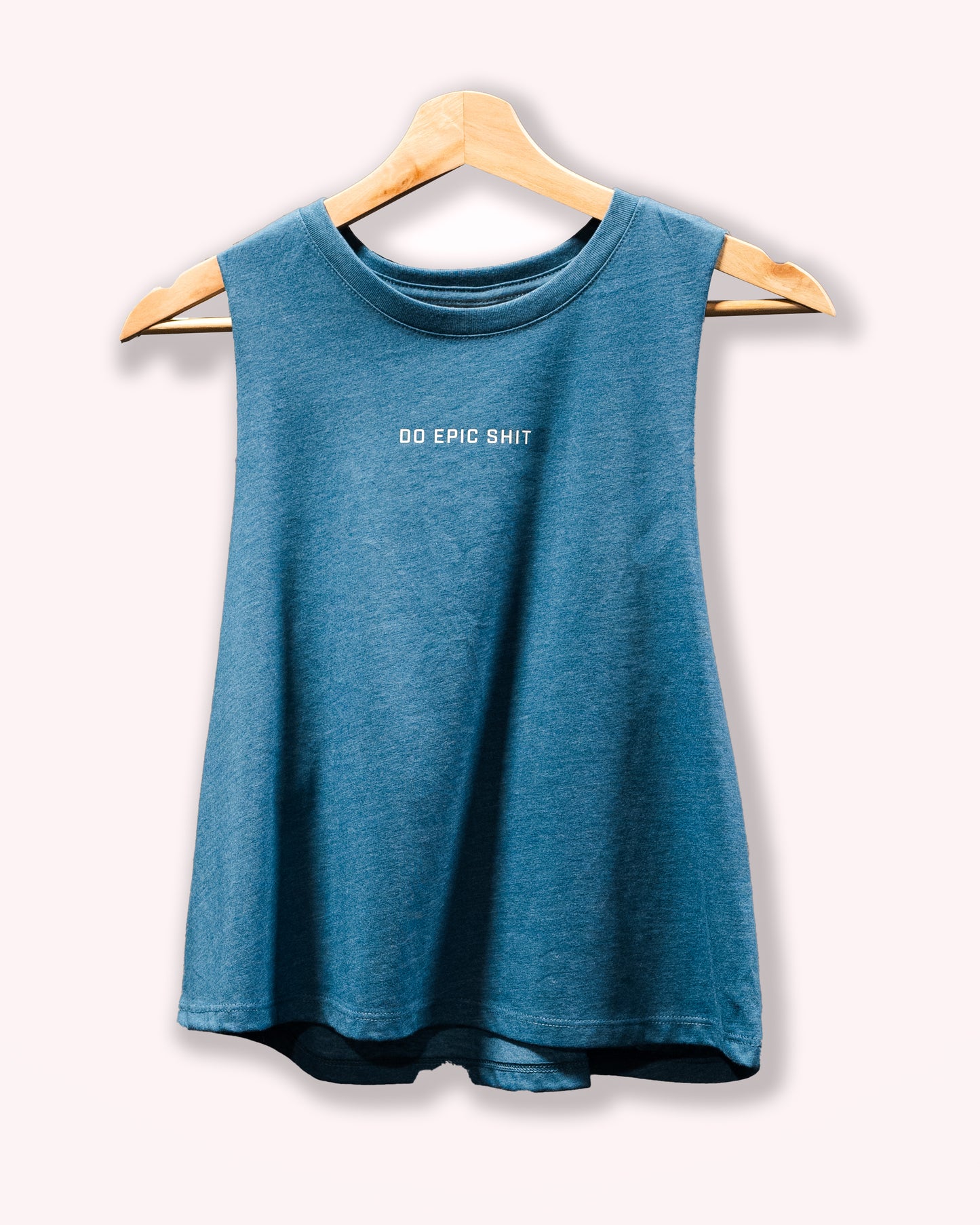 Epic Crop Racerback Tank (Deep Teal)