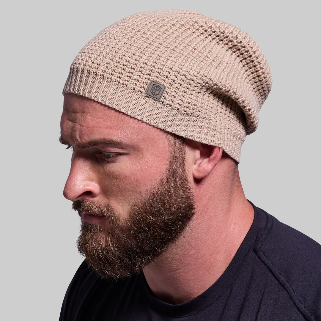 Born Primitive - Waffle Knit Beanie (Wheat)