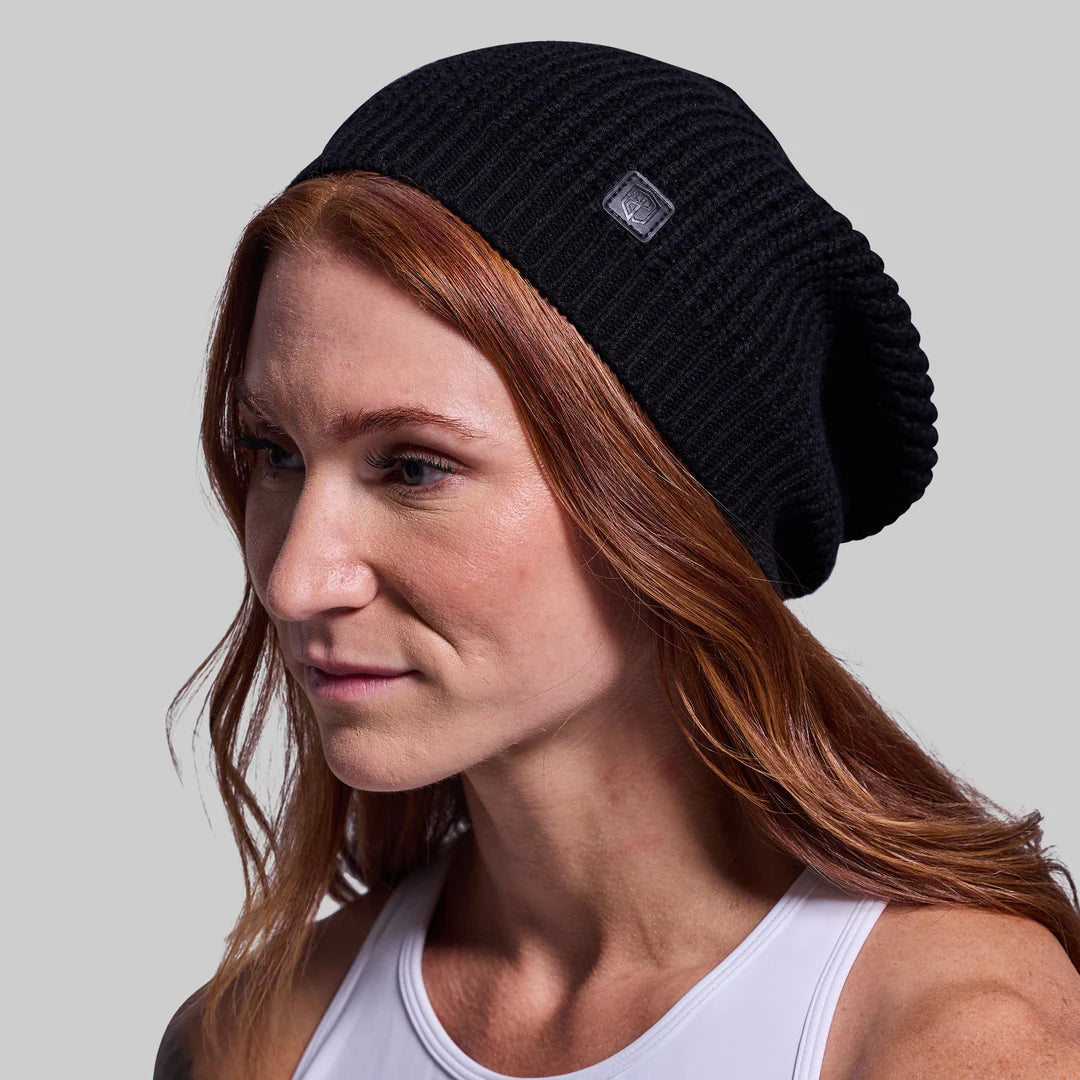 Born Primitive - Waffle Knit Beanie (Black)