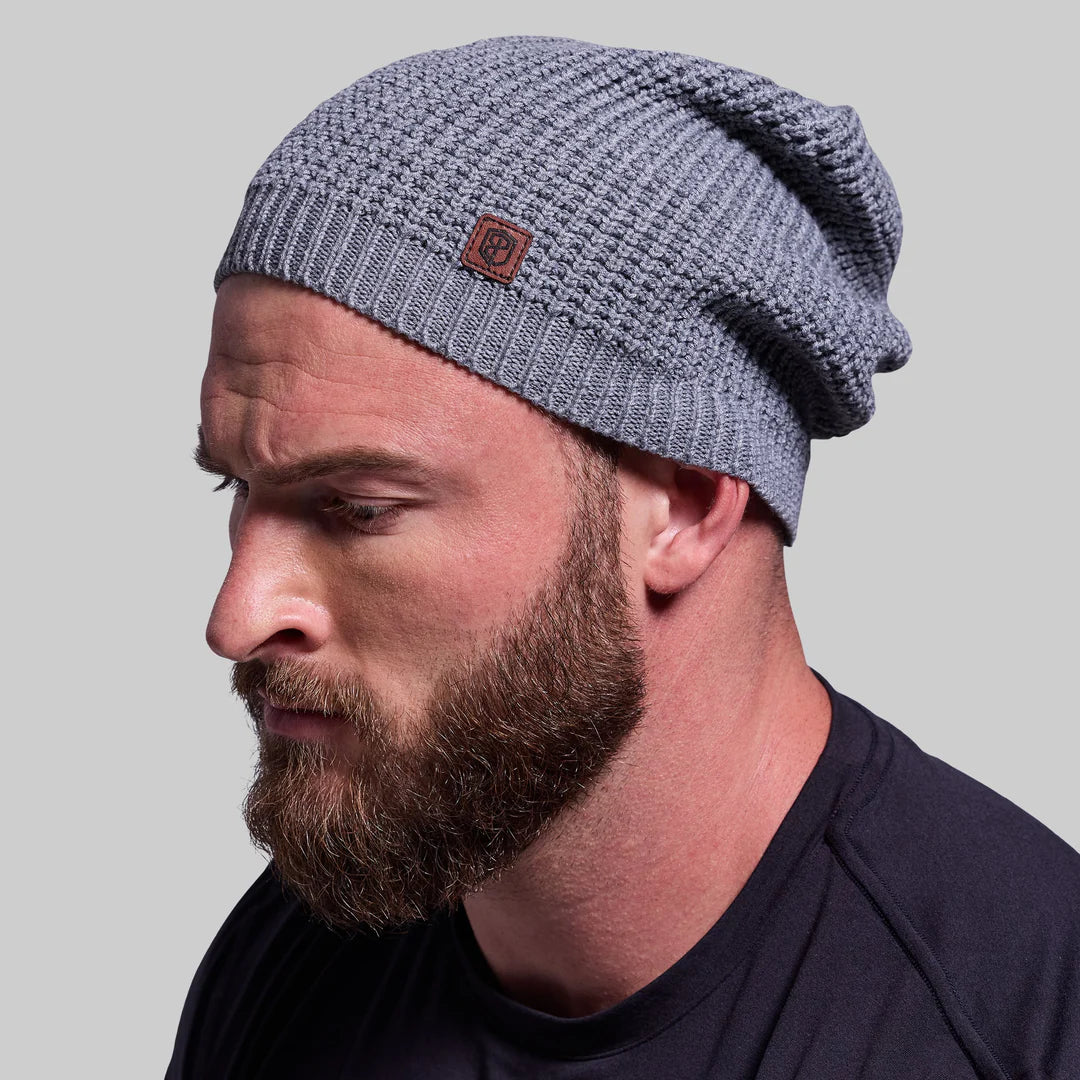 Born Primitive - Waffle Knit Beanie (Grey)