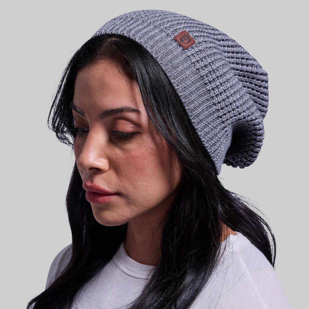 Born Primitive - Waffle Knit Beanie (Grey)