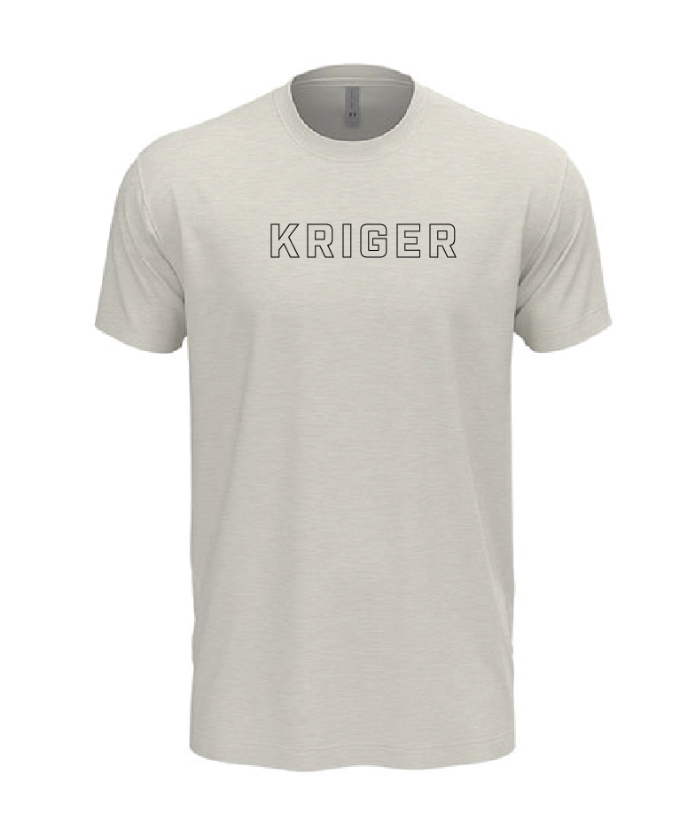 Kriger Training - Outline Quote Tee (Sand)