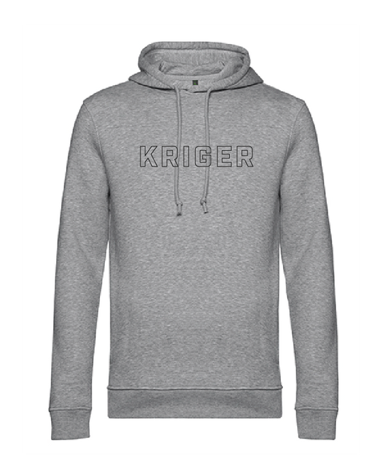 Kriger Training Outline Quote Hoody (Heather Grey)