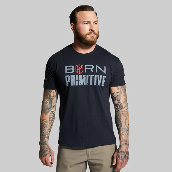 Born Primitive - Brand Tee (Thin Red Line)