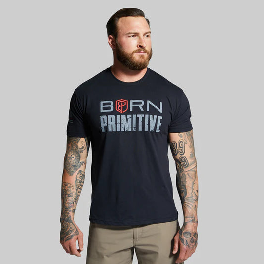 Born Primitive - Brand Tee (Thin Red Line)