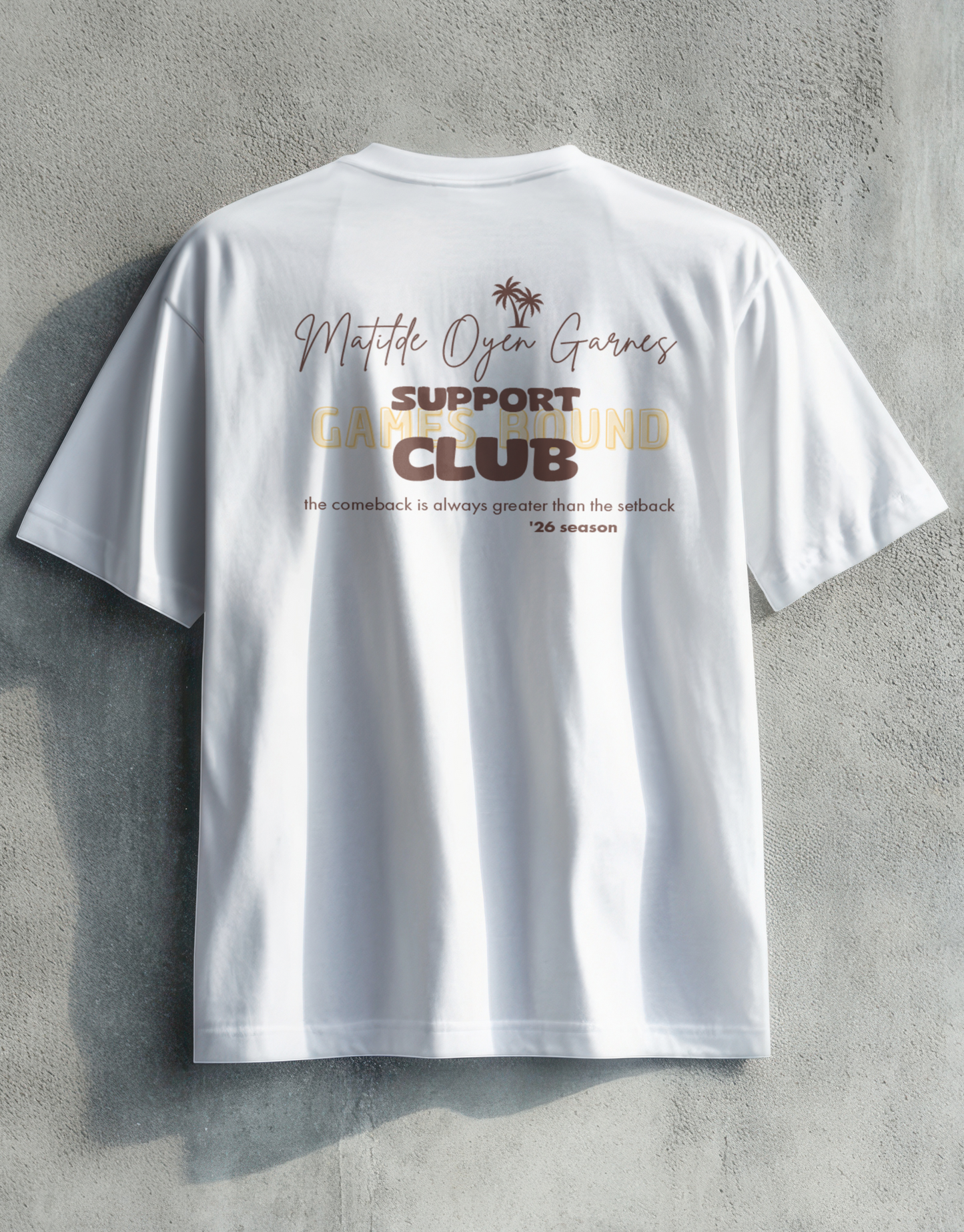 Matilde Øyen Garnes 2026 Supporter Tee - PRE ORDER