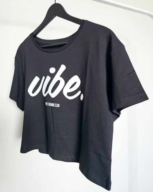 Vibe Crop Tee (Black)