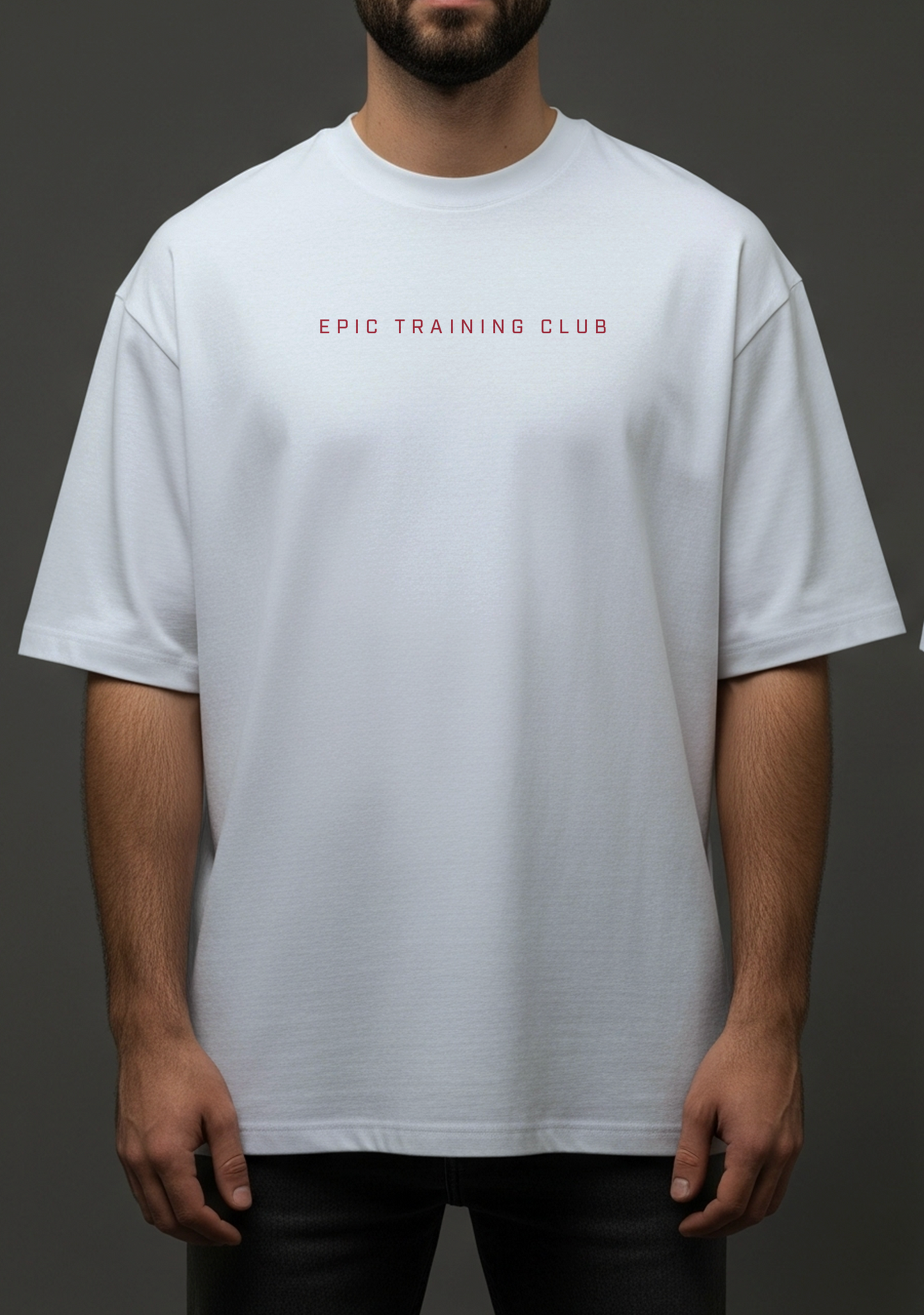 REPEAT Premium Oversize Tee White