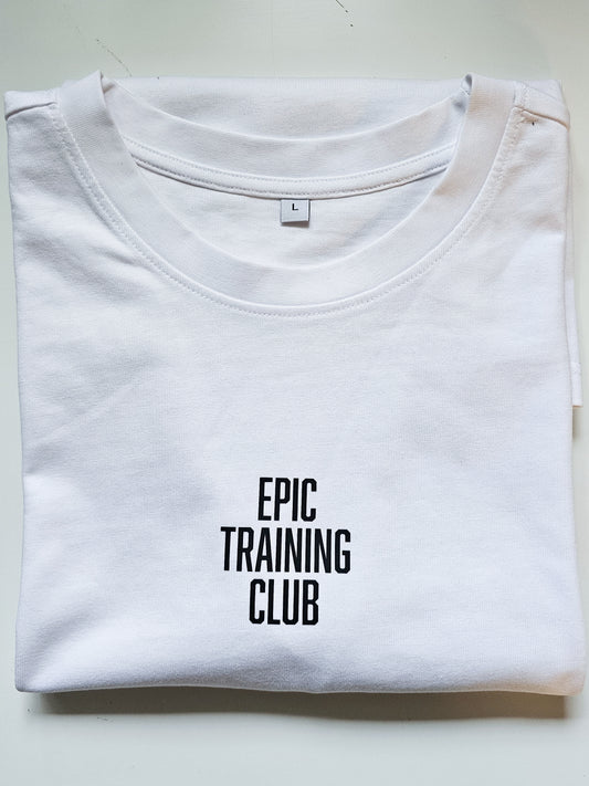 Epic Training Club - Heavy Oversize Tee (white)