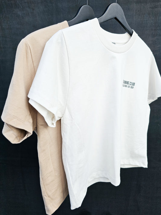 Epic Traing Club - Women Oversize Heavyweight Boxy Tee Bone
